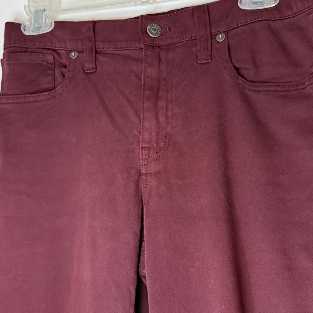 Madewell Burgandy Jeans Size 29